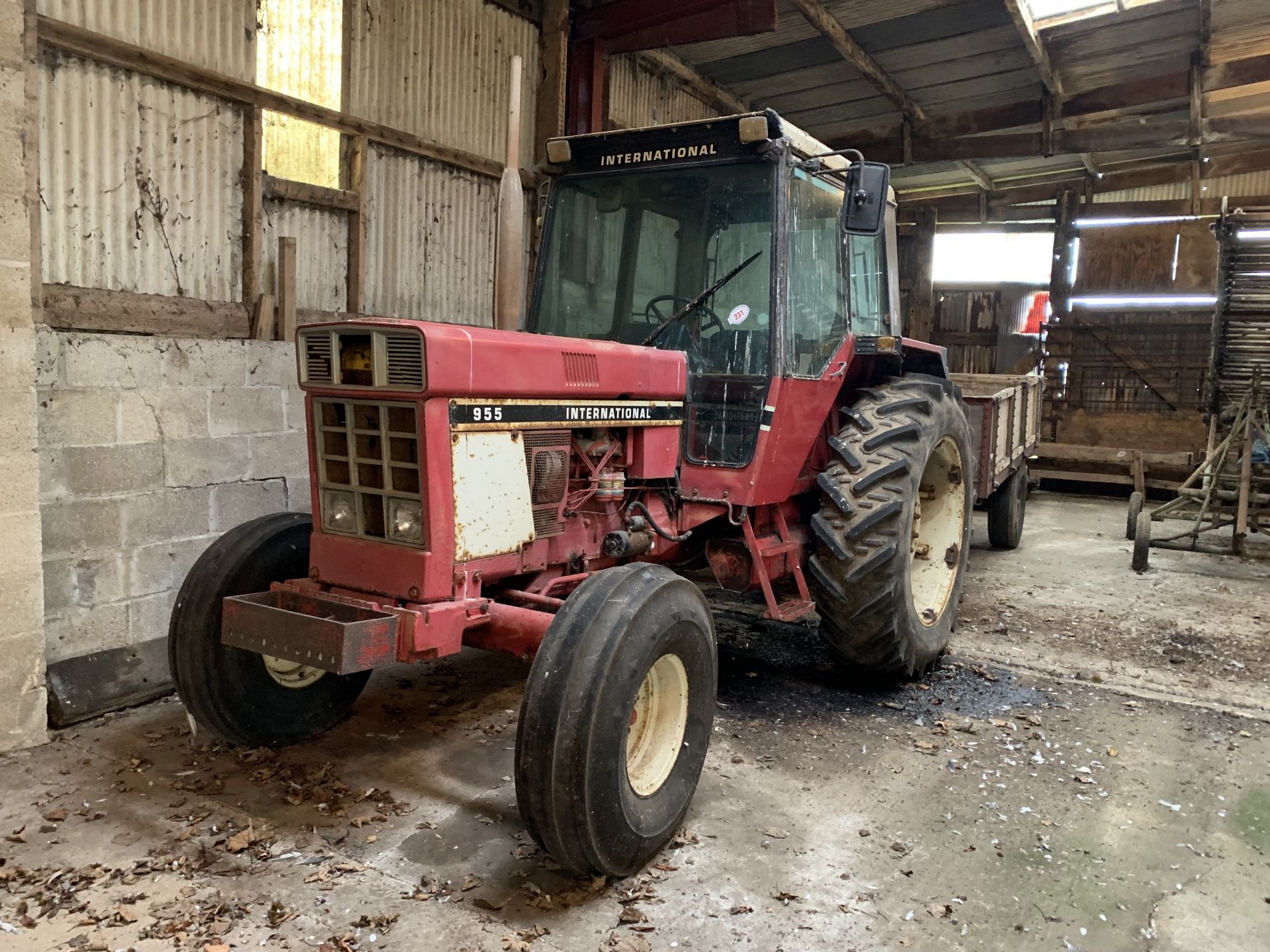 1978 International 955 tractor, BRH 905T, 7248 hours