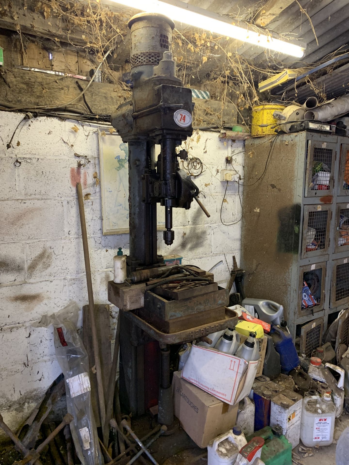 Herbert industrial pillar drill, PURCHASER TO REMOVE