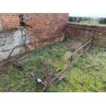 Bale sledge frame