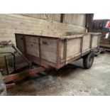 Single axle tipping trailer by Longman of Burstwick