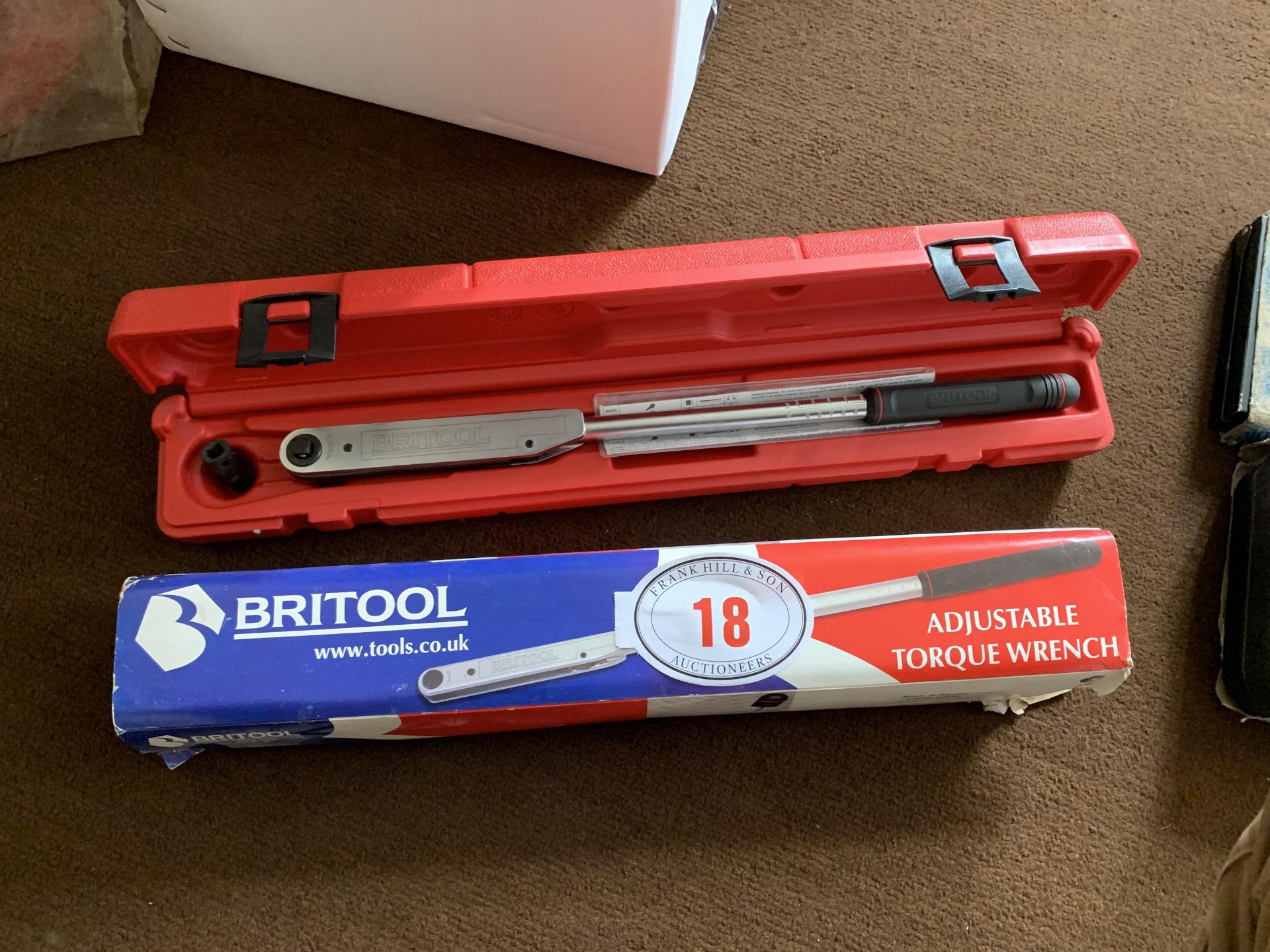 Britool adjustable torque wrench