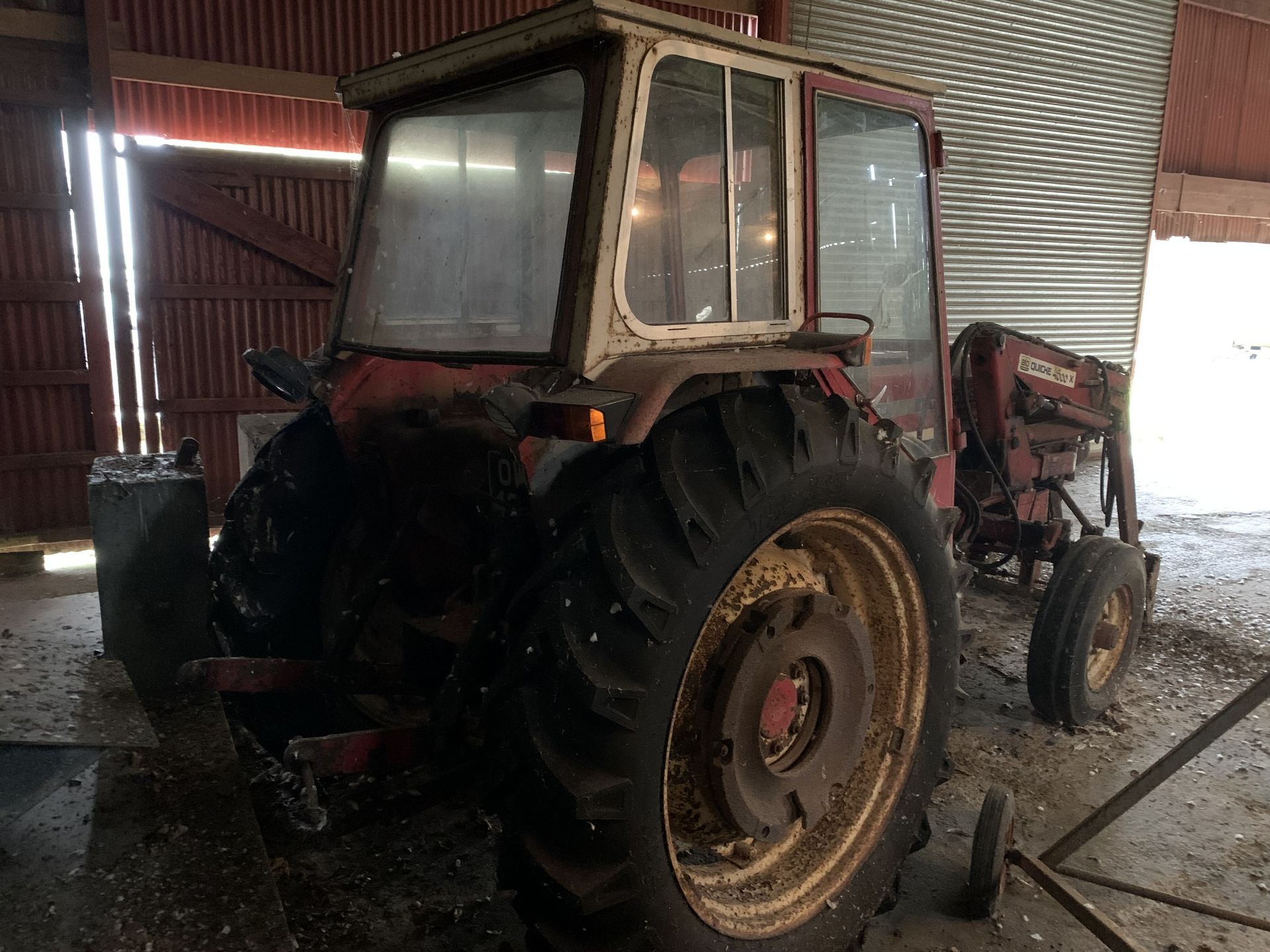 1974 International 674 tractor, OWF 422M, 1253 hours with Quicke 4500X loader, pallet tines & muck - Image 8 of 9