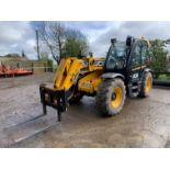 2022 JCB 532-60 telehandler, YX22 VOJ, 760 hours, with pallet tines, pin & cone headstock, pickup