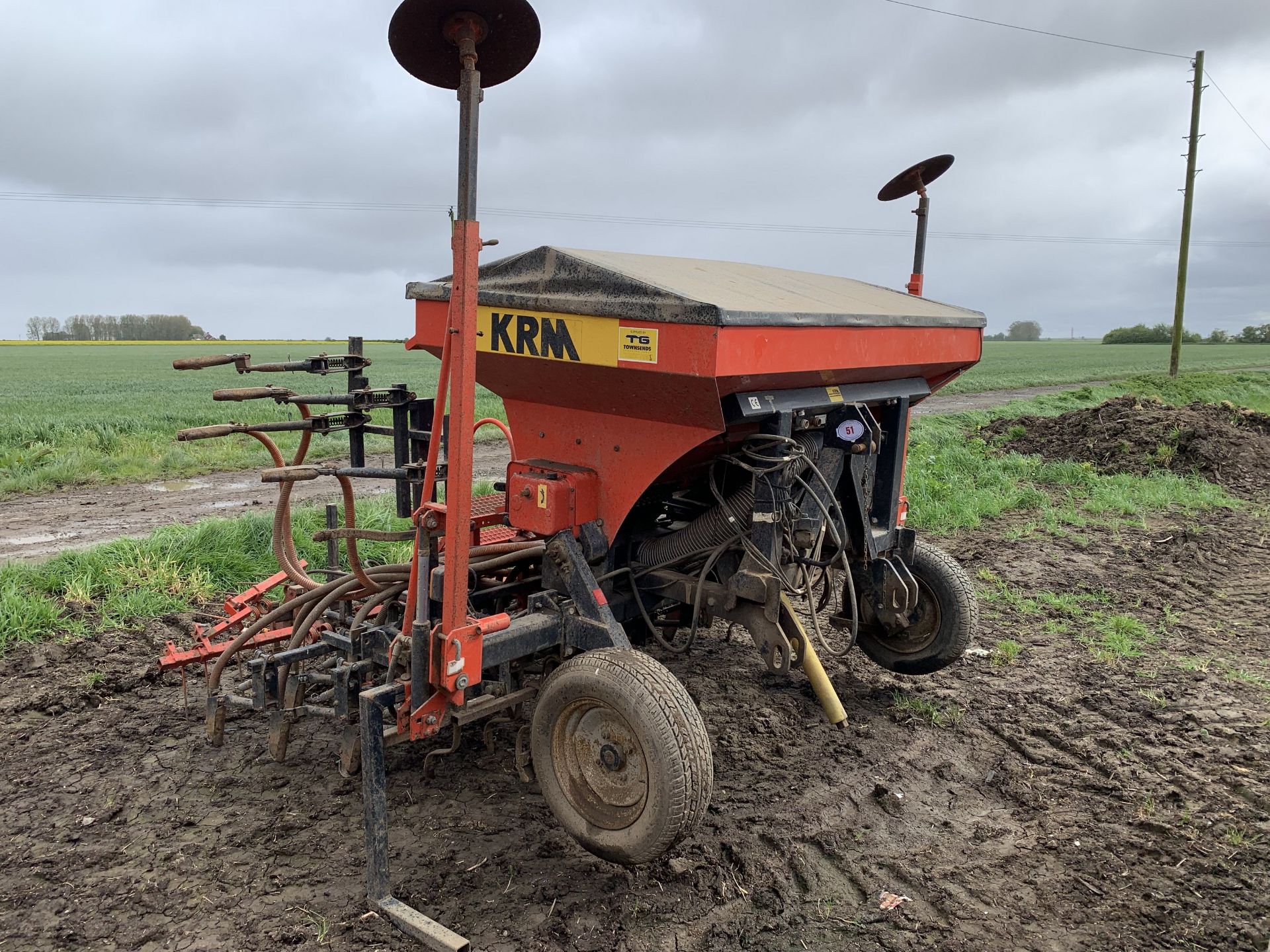 KRM 4m air seeder drill, solo or piggyback, spares/repair