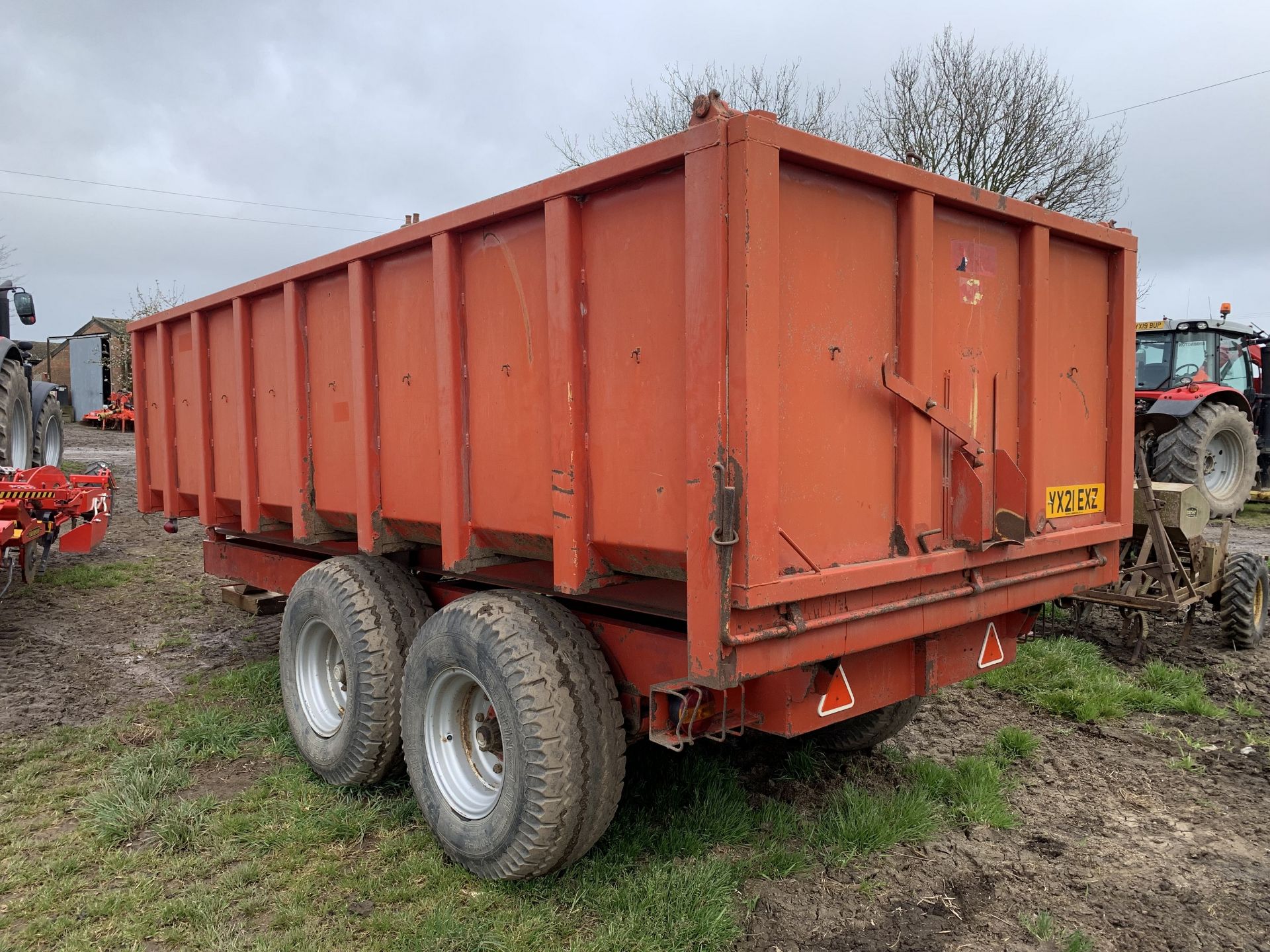 1989 Triffitt twin axle 10/11 ton corn trailer - Image 4 of 4