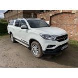2020 Ssangyong Musso Rhino twin cab pickup, YX20 KZR, 38600 miles, 2.2l diesel, automatic, with