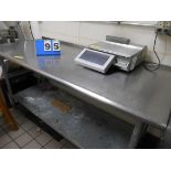 5ft Stainless Steel Worktable w/Galanized Under Shelf