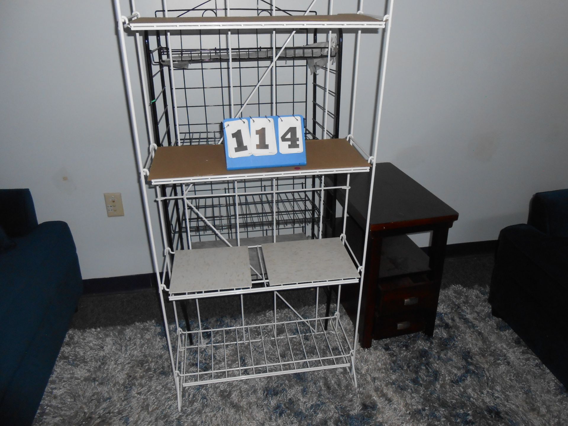 Small Table and Wire Racks