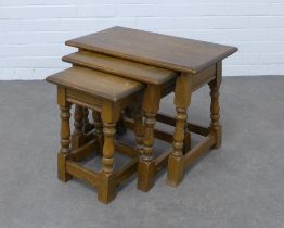 Nest of three tables (3) 61 x 46 x 37cm