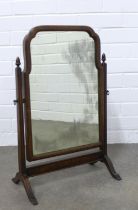 Mahogany dressing table mirror in the manner of Whytock & Reid, , 38 x 60cm.