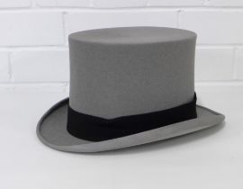 Lincoln Bennett & Co, grey felt top hat