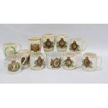 A group of eleven Royal commemorative beakers & mugs, early 20th century (11)