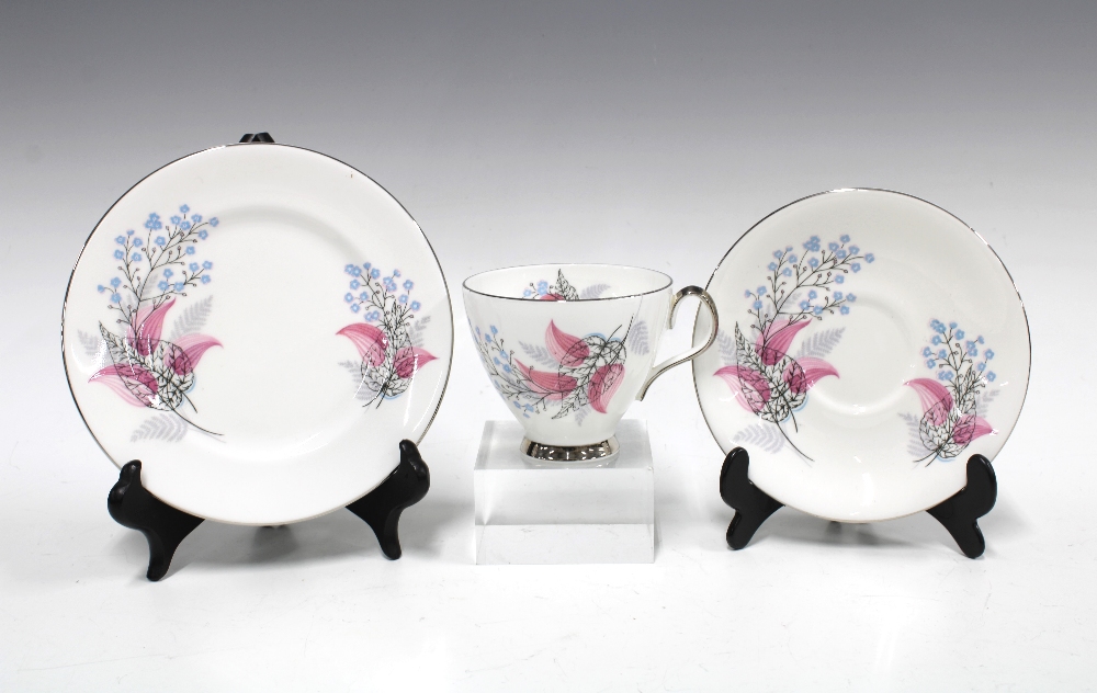 Royal Albert Fancy Free pattern bone china teaset, six place setting (20) - Bild 2 aus 4