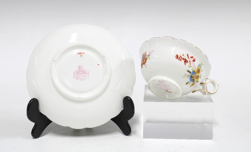 Hammersley bone china Dresden Sprays cabinet cup and saucer (2) - Bild 2 aus 3