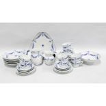 Bing & Grondahl blue and white table wares, (32)