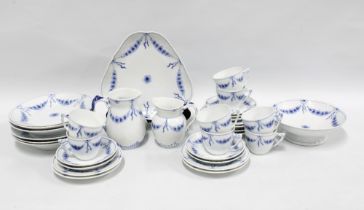 Bing & Grondahl blue and white table wares, (32)