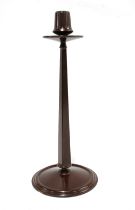 LINSDEN WARE Bakelite candlestick, after the original design by Charles Rennie Mackintosh, 37cm (