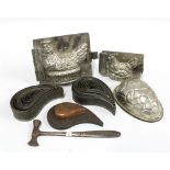 A collection of early 20th chocolate moulds to include Randle & Smith of Birmingham, together with a