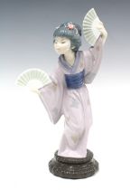 Lladro Madame Butterfly figure, No.4991, 30cm.