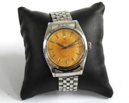 ROLEX, a Gents 1950's vintage Oyster Perpetual Precision stainless steel wristwatch with arrowhead