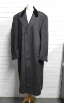 Christian Dior Monsieur grey herringbone coat, flat measurements approximately 48cm shoulder to