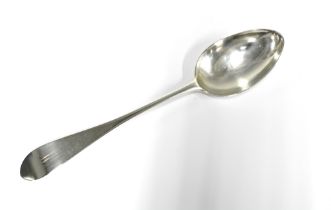 Scottish provincial silver table spoon, old English pattern, by William Hannay, Paisley circa