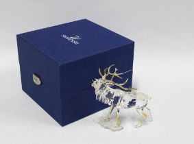 Swarovski 'Rare Encounters' crystal stag, boxed