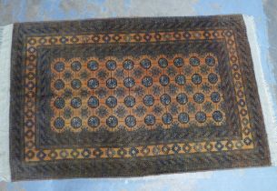 Pakistan Bokhara rug, 220 x 124cm.