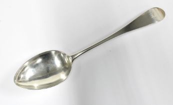 Scottish provincial silver table spoon, old English pattern, by William Hannay, Paisley circa