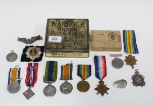 MEDALS, awarded to 8416 J. Arnott, Seaforth Highlanders to include Edward VII India General