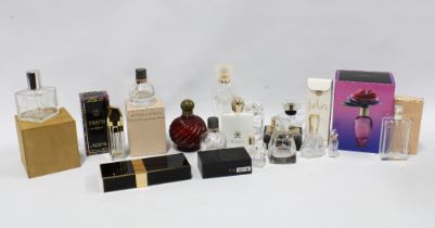 A quantity of perfume bottles (empty)