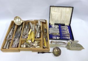 Quantity of Epns and silver plated flatware, (a lot)