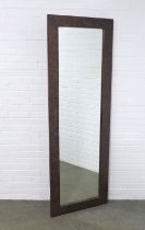 Contemporary leaning floor mirror, 69 x 202cm.