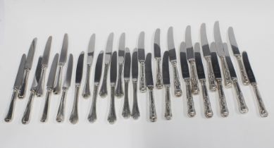 A quantity of Epns and silver plated knives (a lot)