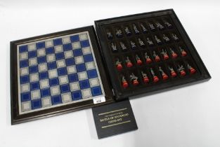 Franklin Mint Battle of Waterloo chess set.