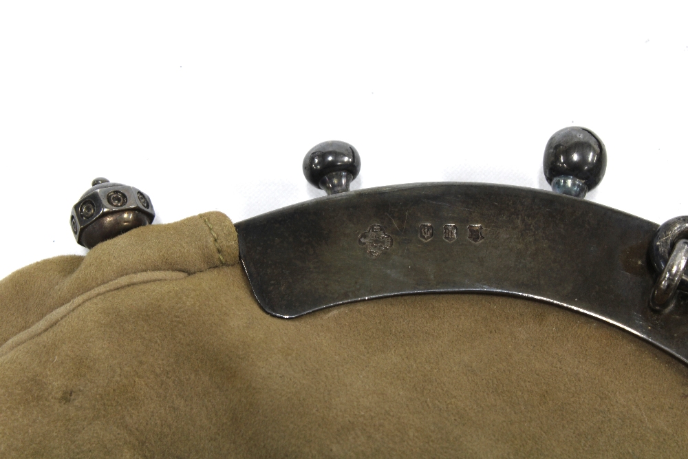 An Early 20th century silver mounted sporran, by Henry Tatton, Edinburgh 1922, the cantle with studs - Image 3 of 3