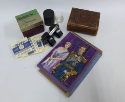 Sawyers View-Master with slides to include QEII Coronation and a two Royal jigsaw puzzles and an