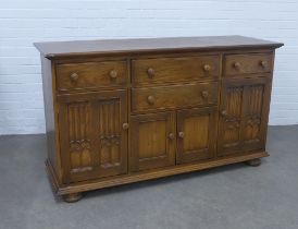 Ercol Old Colonial Yorkshire, elm sideboard, 155 x 90 x 52cm.