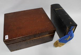 Holy bible and bible box