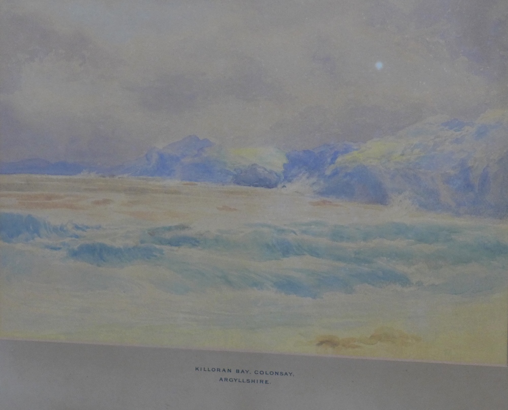 SCOTTISH SCHOOL, group of four watercolours of Colonsay to include Loch Faad, Killoran Bay from - Image 5 of 5