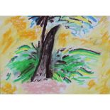 DAVID MICHIE O.B.E., R.S.A., R.G.I., F.R.S.A (SCOTTISH 1928-2015) KURRAWONG AND TREE, pastel, signed