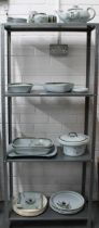 Collection of Buchan stoneware, together with some Palissy plates (26)