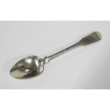 Rare Scottish provincial silver teaspoon, fiddle pattern, by Robert Robertson of Cupar, c1825,