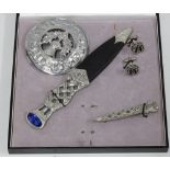 Sgian Dubh Company, boxed set with pewter accessories