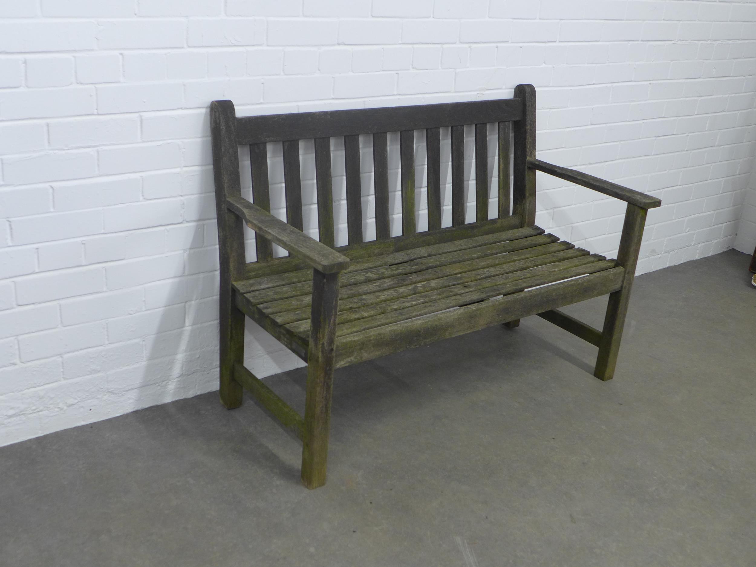 Garden bench, 120 x 87cm. - Image 2 of 3