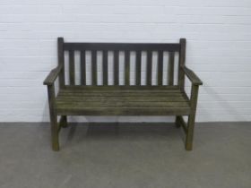 Garden bench, 120 x 87cm.