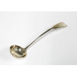 Silver toddy ladle, possibly by David Gray, Dumfries, 16cm long