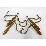 Set of four Barristers wig and gown hangers, 29 x 25cm, (4)