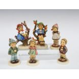 A collection of six Goebel Hummel figures (6) 10cm