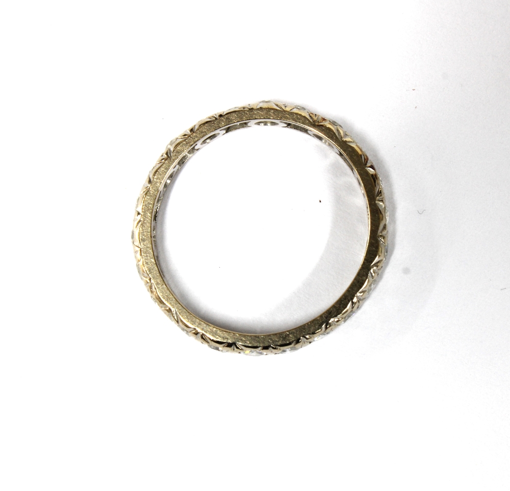 Diamond set full eternity ring - Image 4 of 4